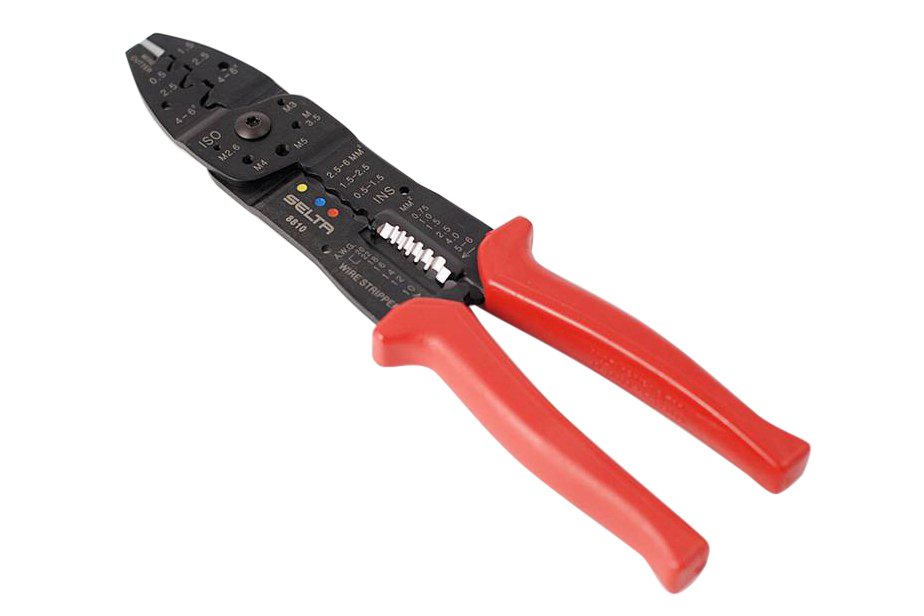 Selta Taiwan 10"/250mm 8 Way Wire Cutter Crimping Stripper Shearing Spark Plug Pliers