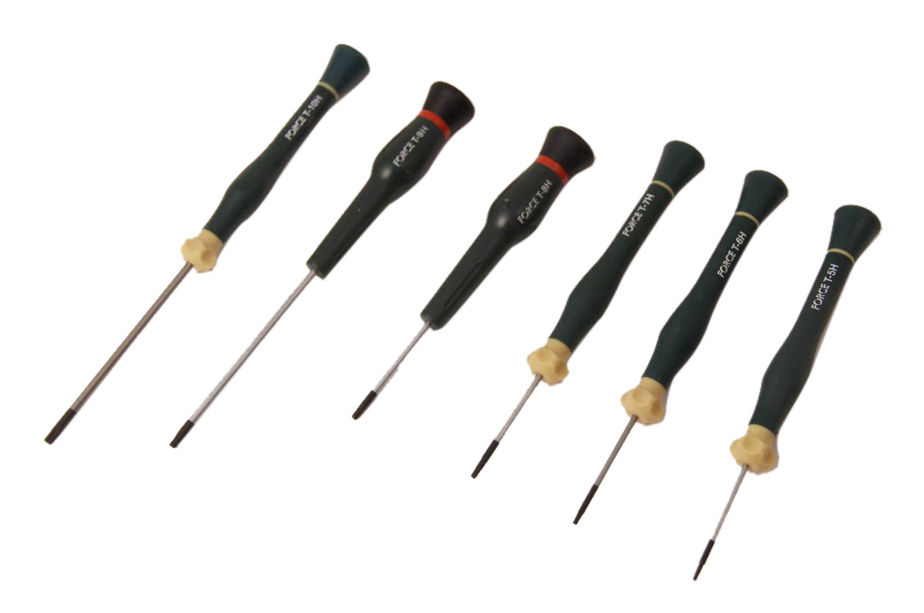 Expert High Precision Jeweler Torx Star Tamperproof Screwdriver T5H-T10H