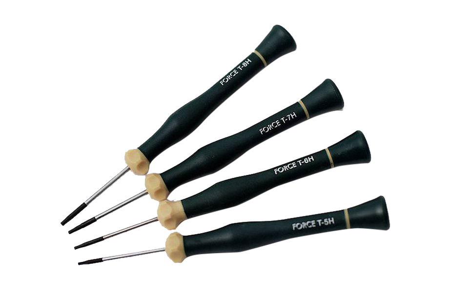 Expert High Precision Jeweler Torx Star Tamperproof Screwdriver T5H-T10H