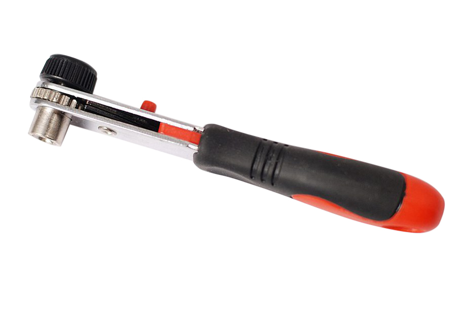 1/4" Dr Stubby 2-in-1 Reversible Ratchet Socket & Screw Driver Handle