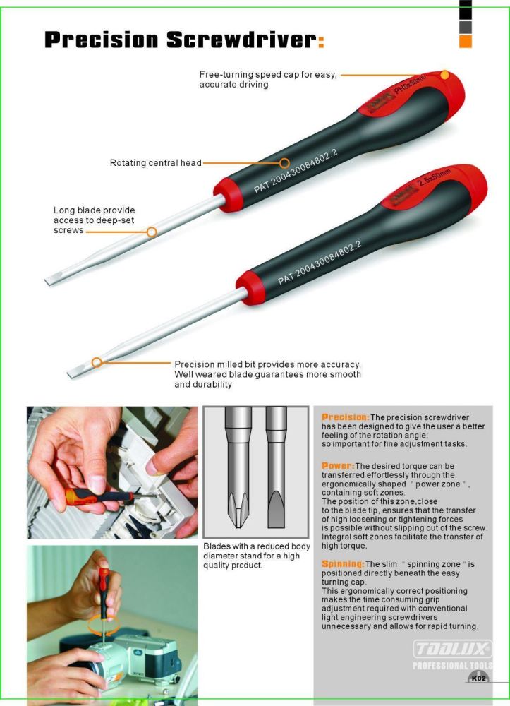 High Precision Mini Screwdriver Torx/Torx Tamperproof/Slotted/Phillips