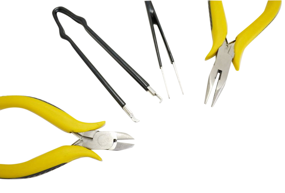 9pc Electrician Computer Repair Tool Precision Pliers Screwdriver Tweezers Tie