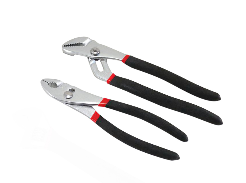 5pc Pliers Set:Water Pump 10",Locking 10",Slip Joint,Long Nose,Diagonal Cutter
