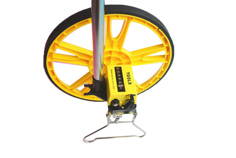 12.5" Wheel Foldable Dial Rolling Roadrunner Distance Measuring Wheel