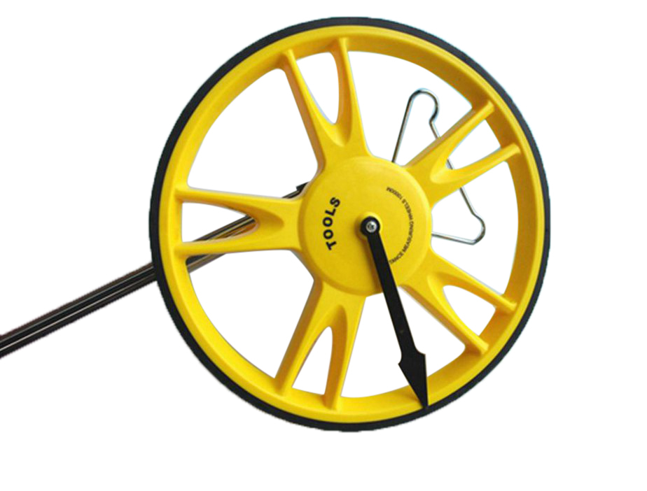 12.5" Wheel Foldable Dial Rolling Roadrunner Distance Measuring Wheel