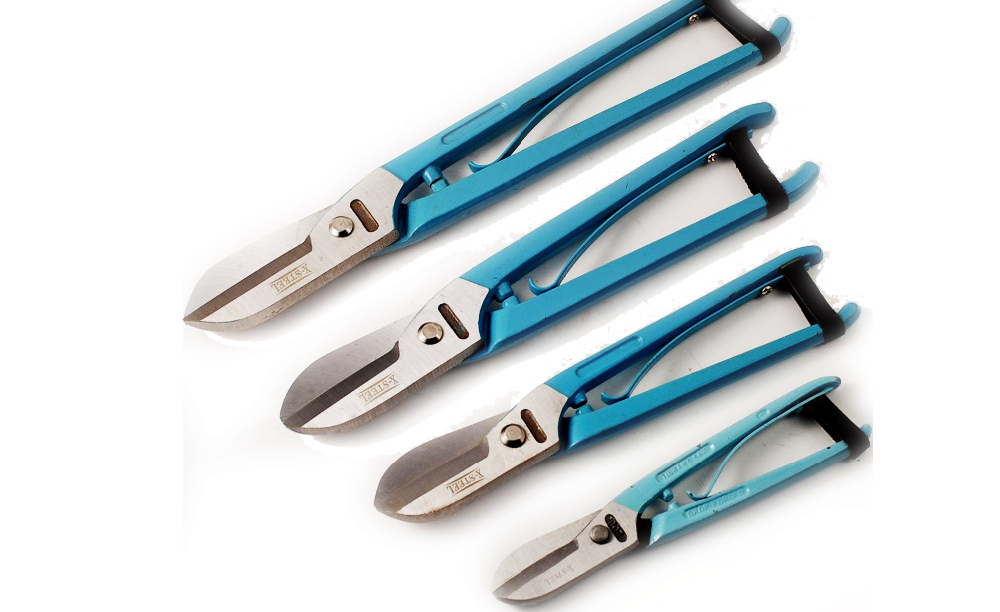 Professional British Type Tin Snip Metal Sheet Cutting Tools Option: 8-10-12-14"