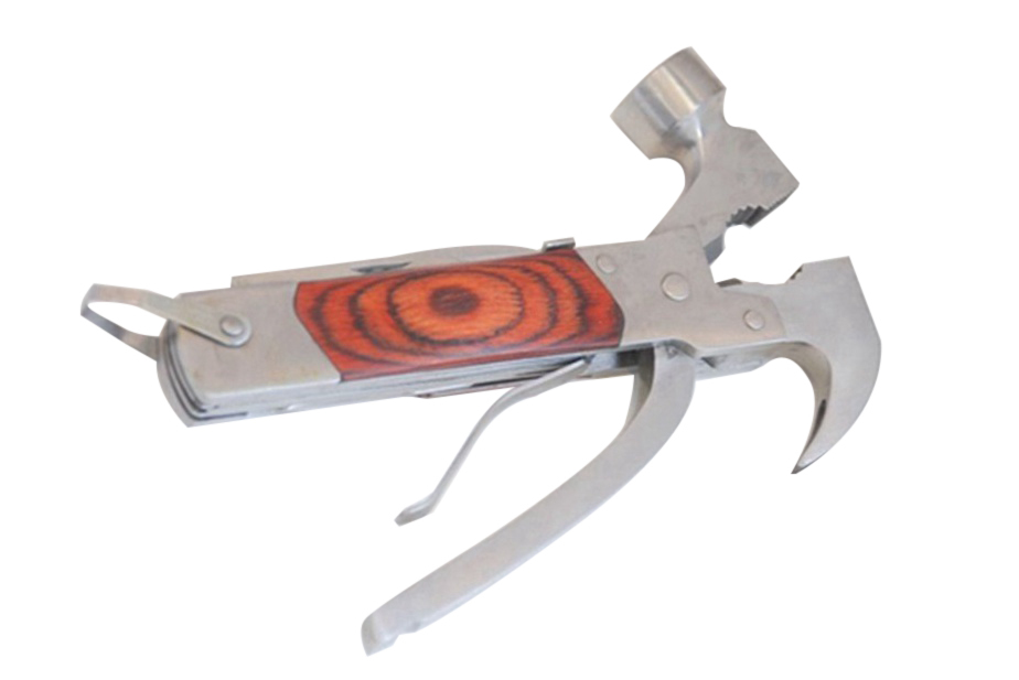 Stainless Steel Fencing Hammer Pliers Knife Multi Tool Wiring Camping Fishing
