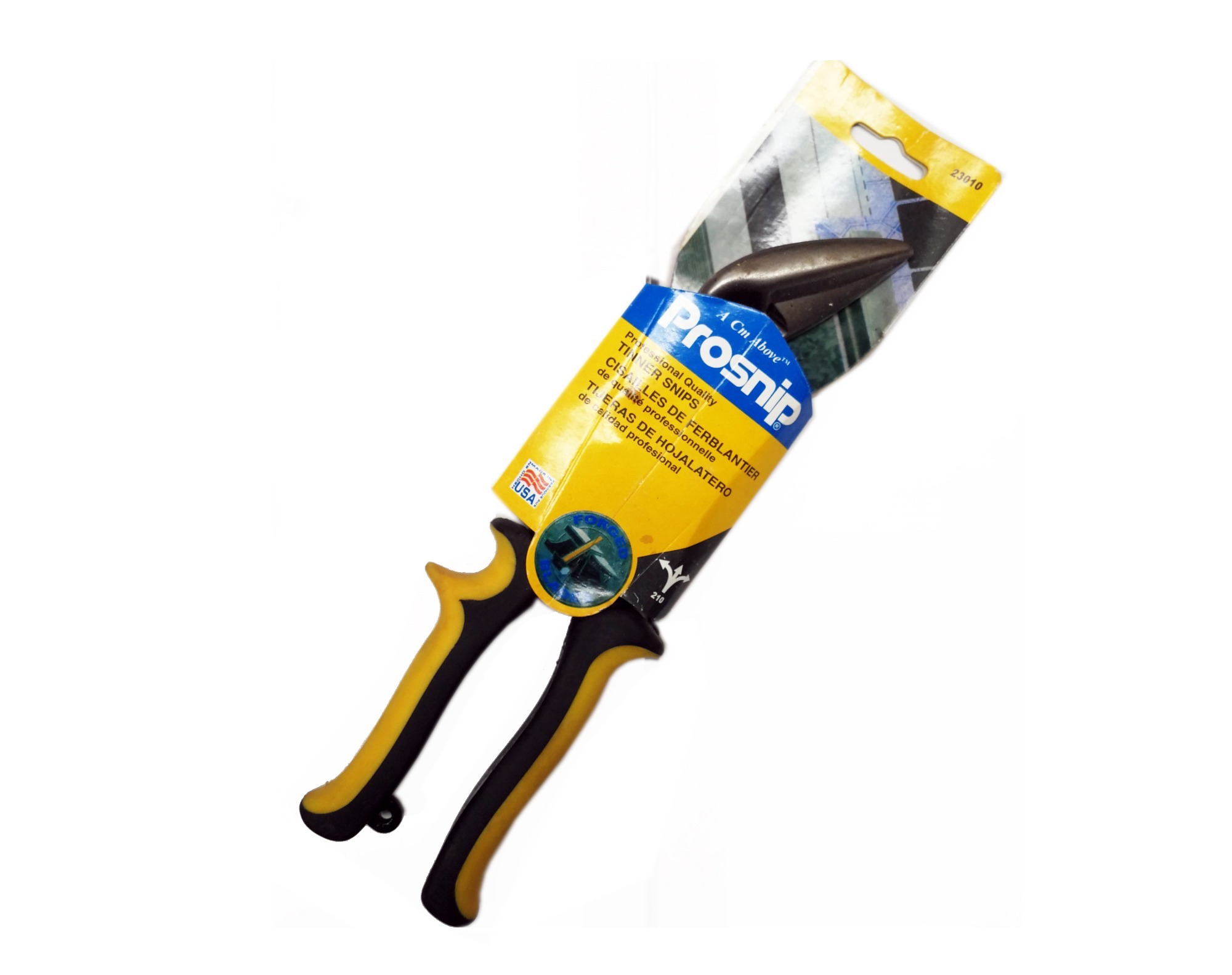 ProSnip 10"/250mm Hands Safe Offset Aviation Snip Metal Tin Cutter Option:Left,Right,Straight Cut