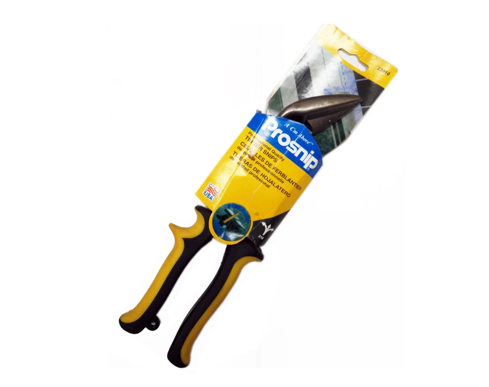 ProSnip 10"/250mm Hands Safe Offset Aviation Snip Metal Tin Cutter Option:Left,Right,Straight Cut