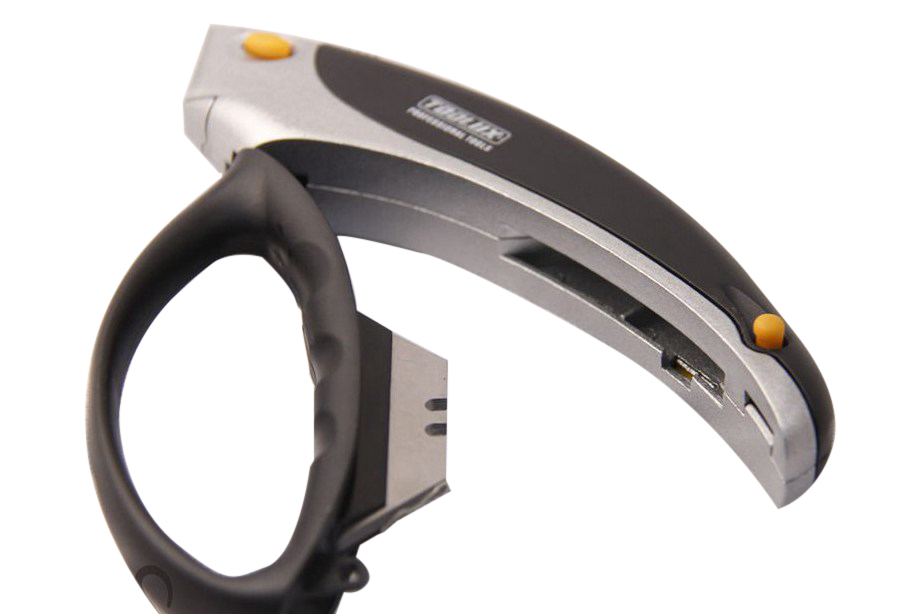 Retractable Utility Knife with Guard Quick Change 10 Extra Blades