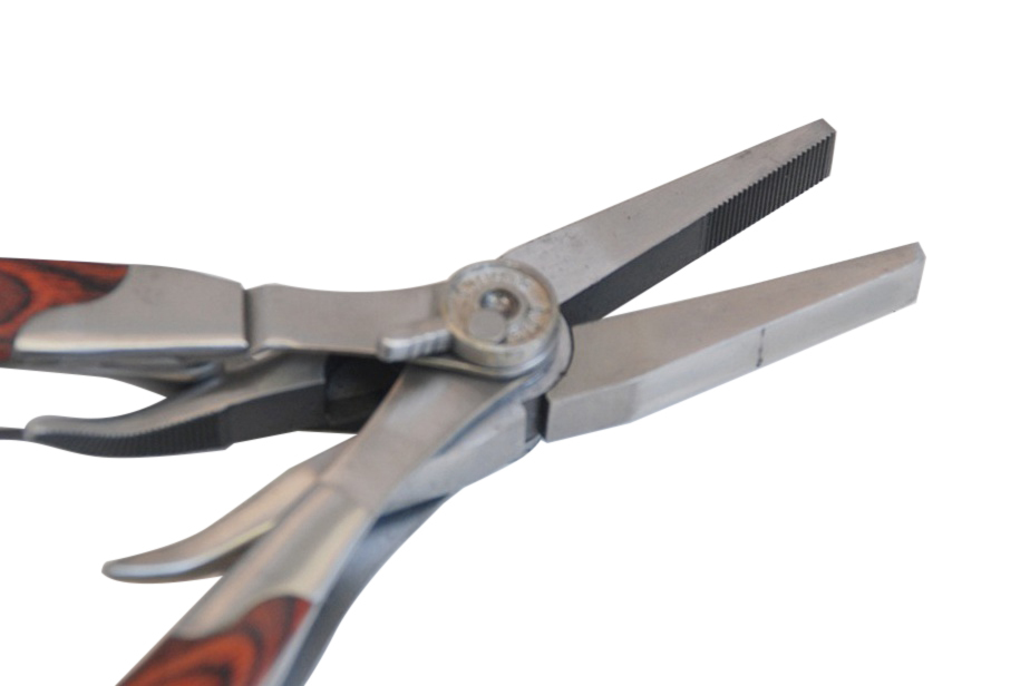 Stainless Steel Switch Double Head Bent Nose & Flat Nose Pliers With Knife Multi Tool