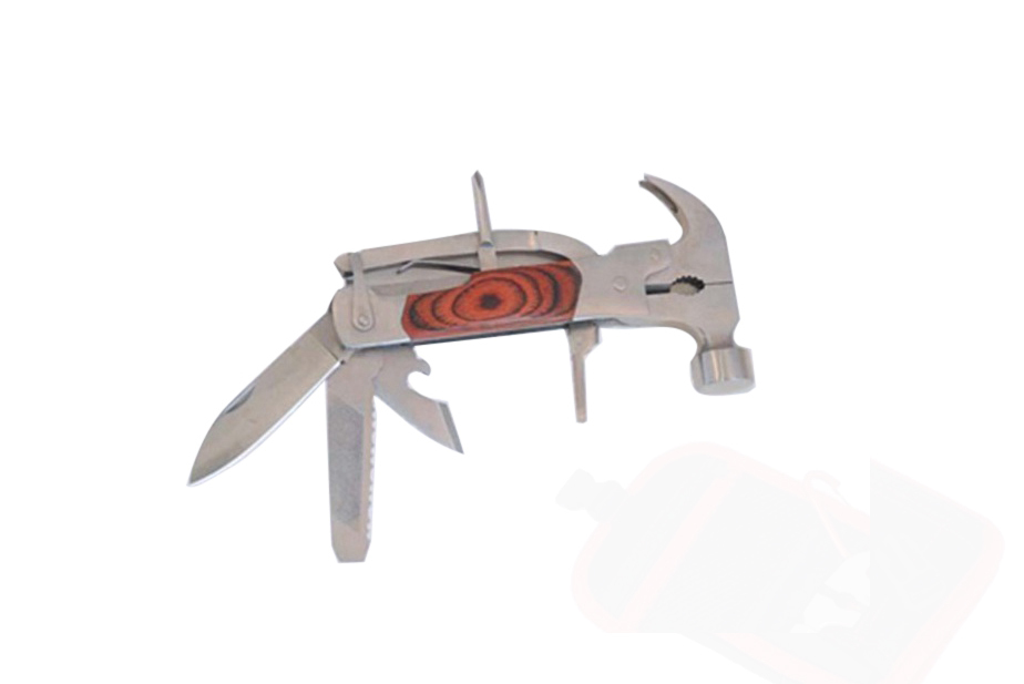 Stainless Steel Fencing Hammer Pliers Knife Multi Tool Wiring Camping Fishing