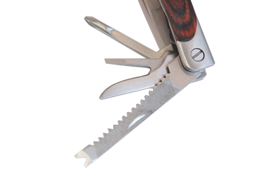 Stainless Steel Switch Double Head Bent Nose & Flat Nose Pliers With Knife Multi Tool