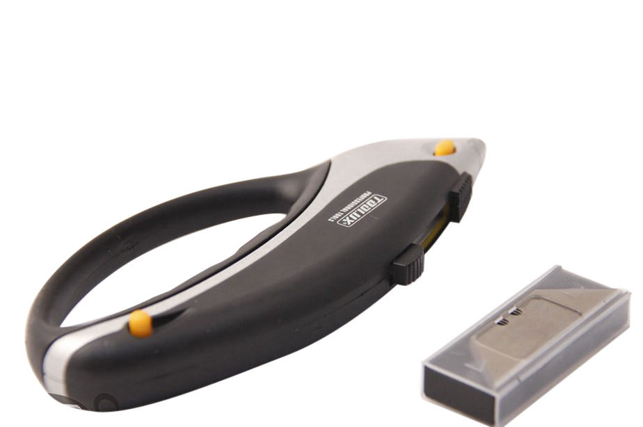 Retractable Utility Knife with Guard Quick Change 10 Extra Blades