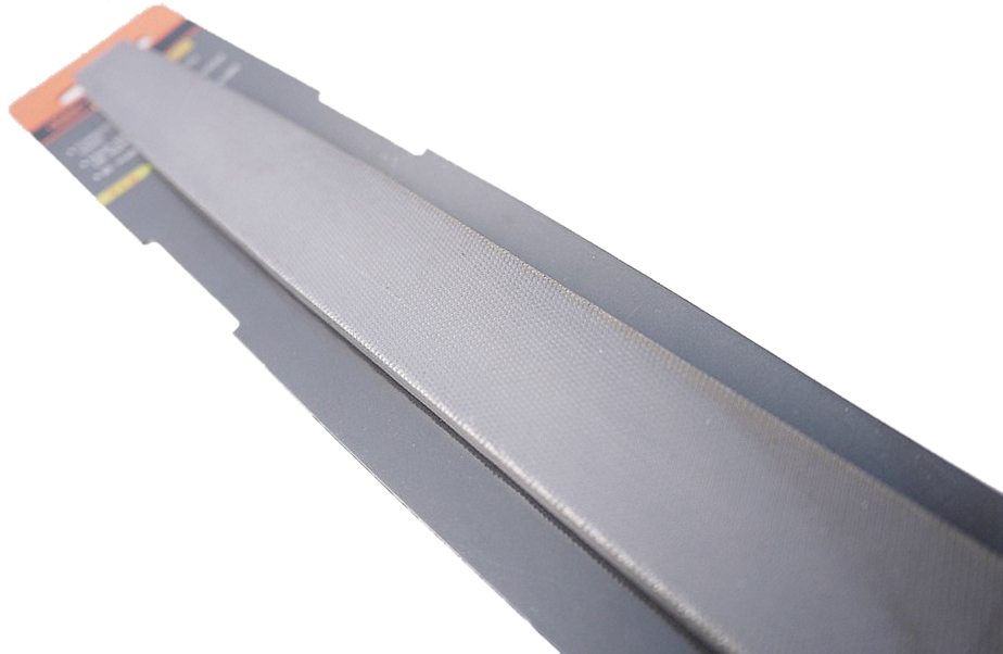 Professional 12" Medium Cut Steel File PVC Handle Option: Flat/Round/Half Round