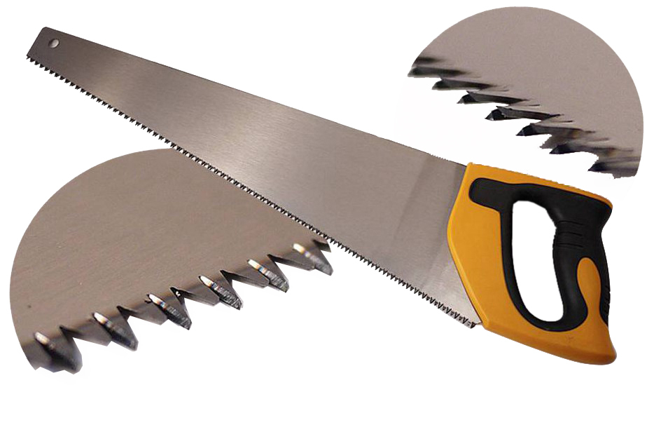 Heavy Duty 3-Face Ground Teeth Handsaw Hand Saw Size Option:16"/18"/20"