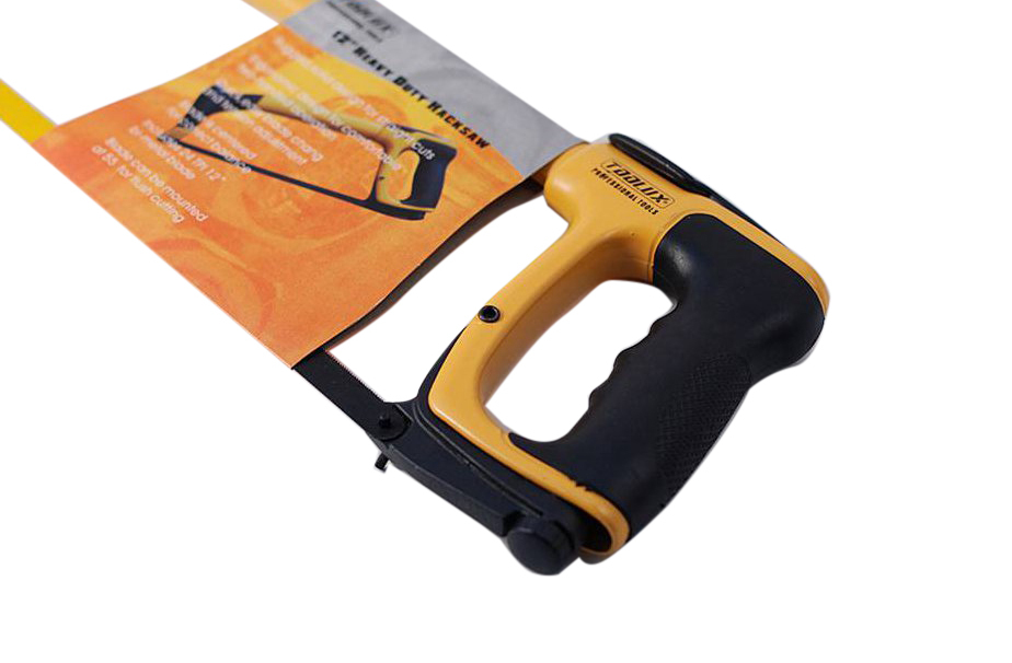 12" /300mm Heavy Duty High-Tension Hacksaw Frame Hack Saw Ergo Grip Handle