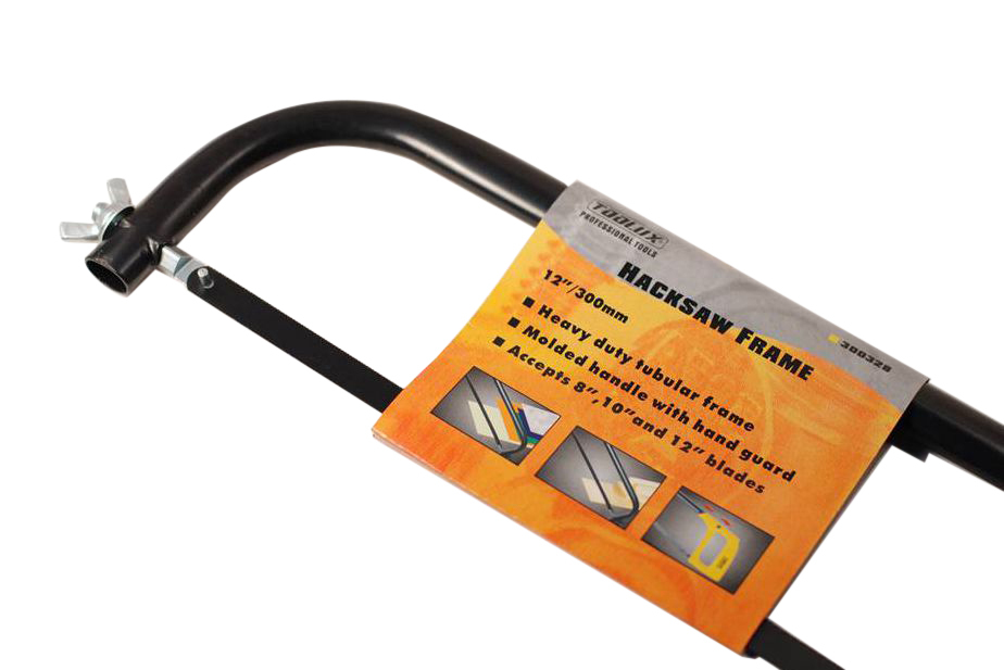 12"/300mm Tubular Frame Hacksaw 10"-12" Adjustable Hack Saw Accomodate Various Size