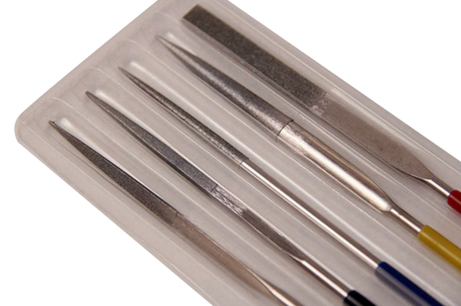 5pc 4mmx180mmL Diamond Precision Needle File for Watch Jewelers Hobby Craft