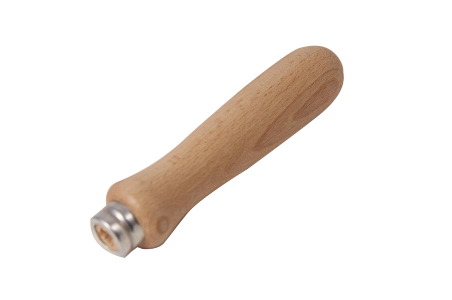 Wooden File BBQ Skewer 130mmL Handles 6/8mm Pre-Drilled Center Hole