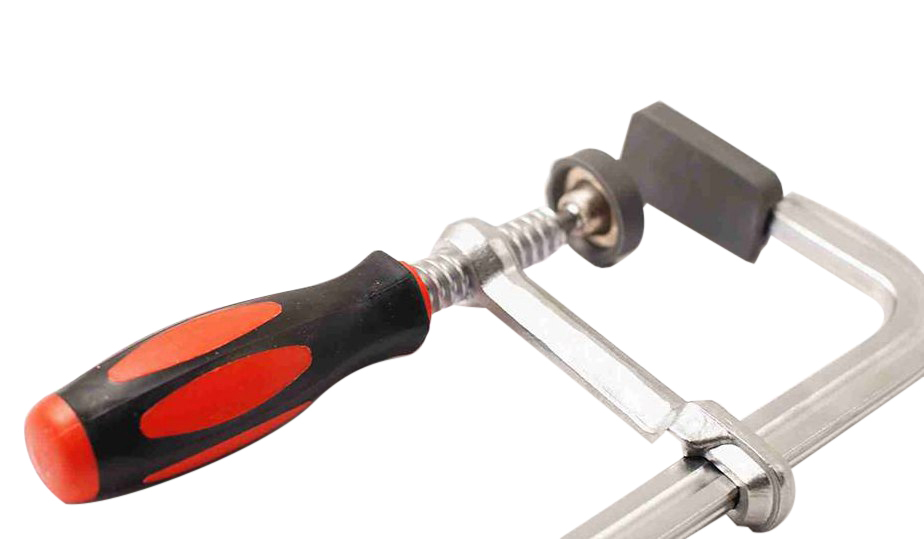 Heavy Duty One-piece-all Steel Rail F-Type Screw Bar Clamps with Plastic Pads for Protect