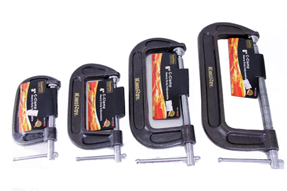 Heavy Duty Drop Forged G C Clamp Grip Woodworking Welding Metalworking Option:1"/2"/3"/4"/8"/12"