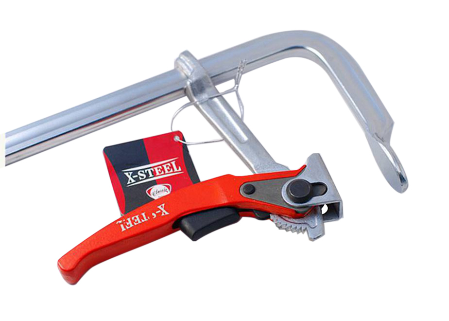 Expert 120x300mm Heal Duty One-piece-all Steel Quick Adjust Ratcheting F Bar Ratchet Clamp