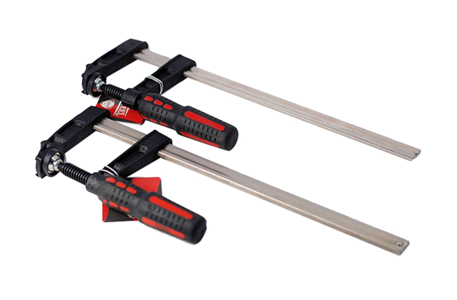 Heavy Duty F-Type Screw Bar Clamp Welding Woodwork Size & Qty Option: 50x250mm-120x600mm
