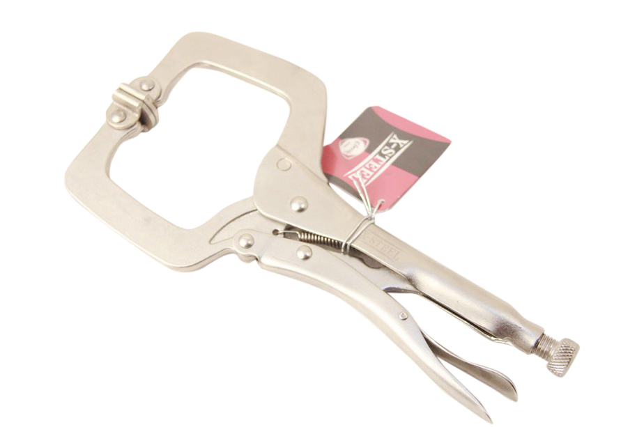 6",14",18" Locking C-Clamp, 9" U Welding and 8" Flat Sheet Metal Clamp 5pc Set
