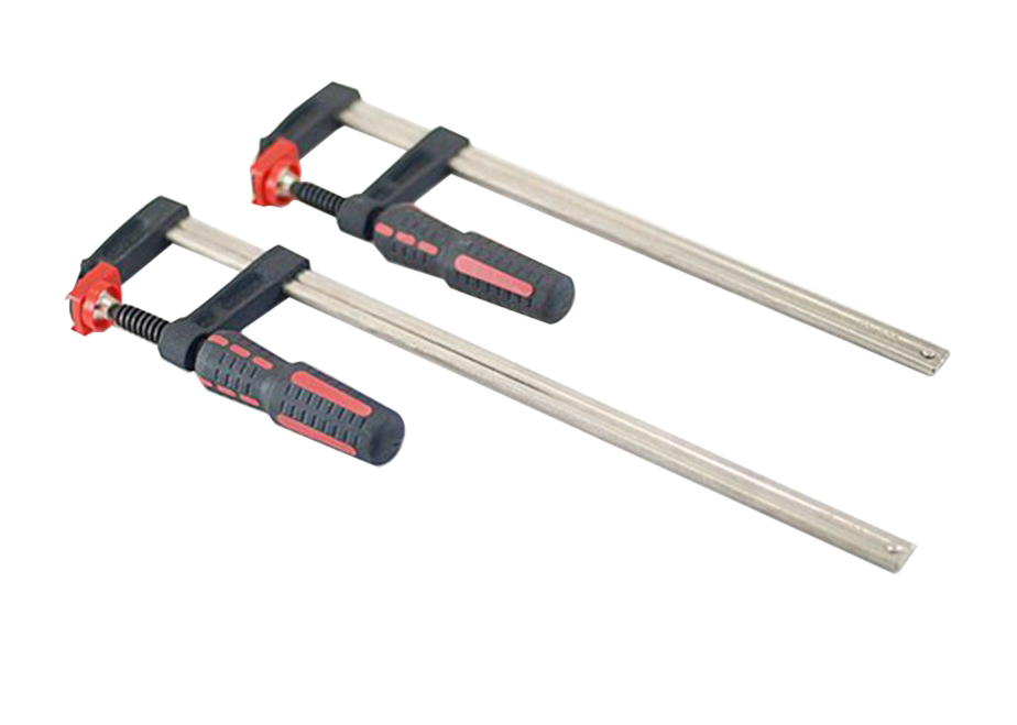 Heavy Duty F-Type Screw Bar Clamp Welding Woodwork Size & Qty Option: 50x250mm-120x600mm