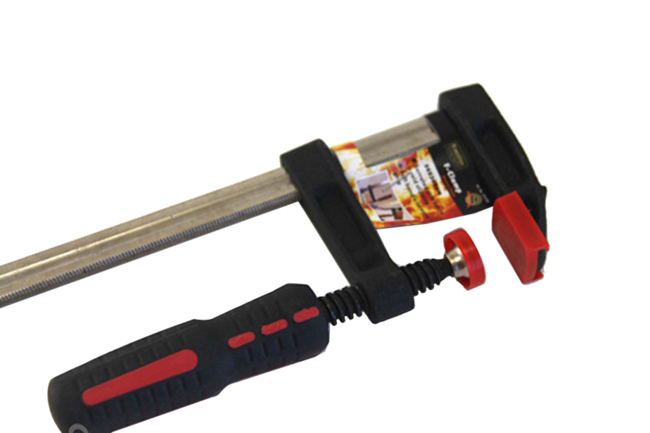 Heavy Duty F-Type Screw Bar Clamp Welding Woodwork Size & Qty Option: 50x250mm-120x600mm