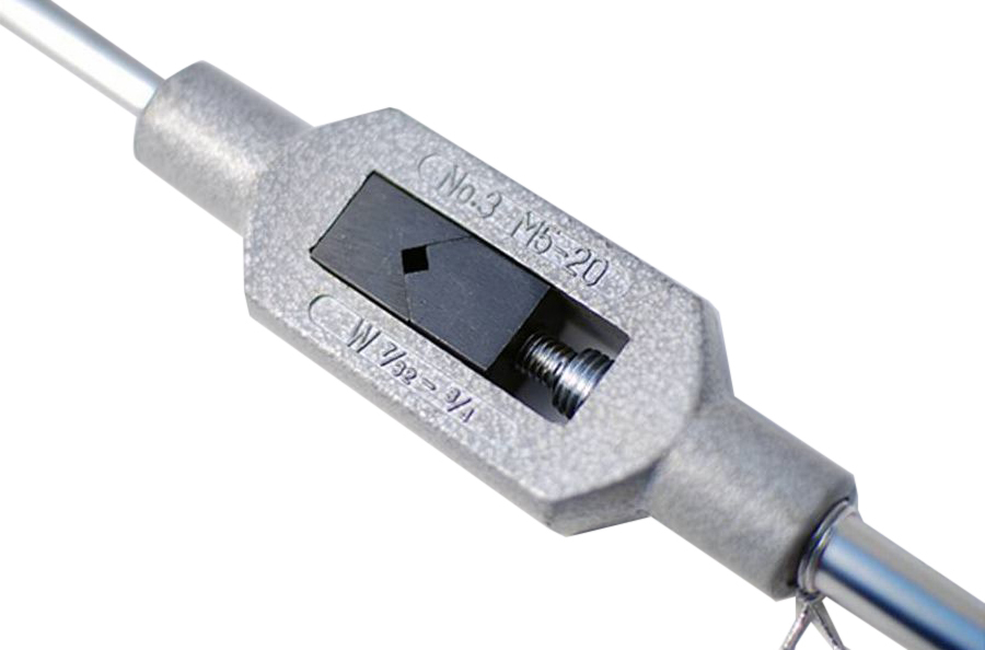 No.1/2/3/4 Tap Wrench Adjustable Hand Tap Reamer Screw Thread Holder