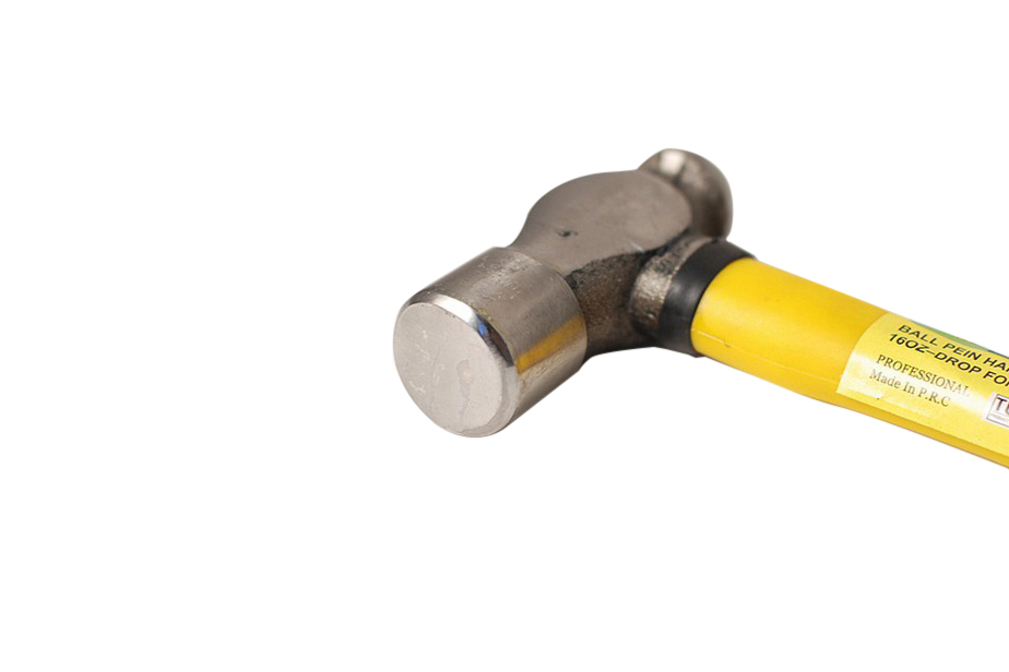 16oz Ball Pein Ballpein Hammer Fiberglass Handle with Softgrip