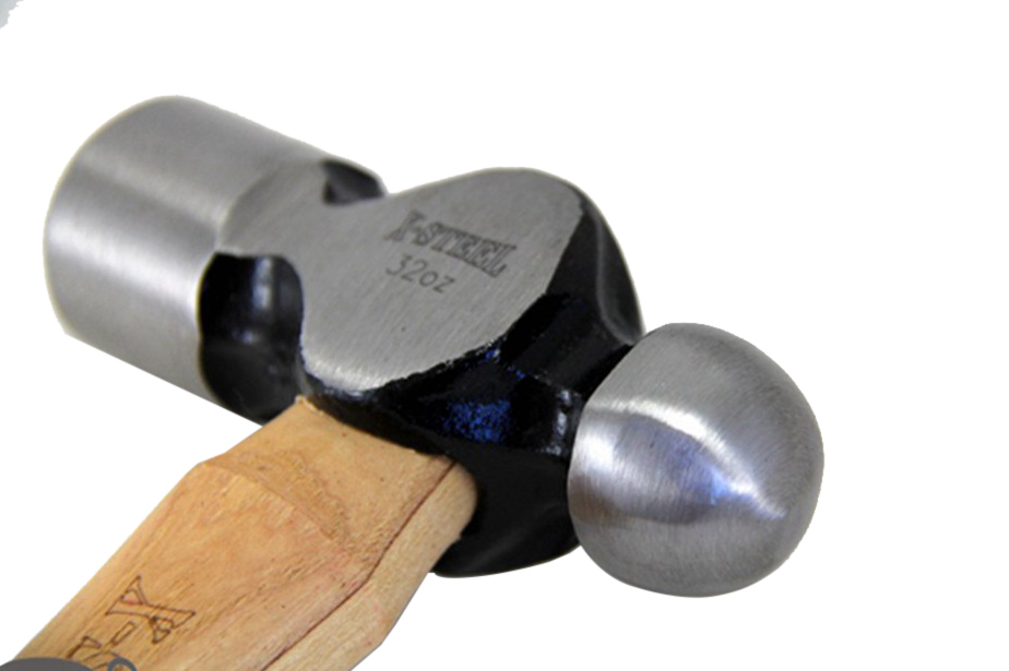 Professional Quality Ball Pein Engineer's Hammer Hickory Wooden Handle Option:16oz/24oz/32oz/48oz Ballpein