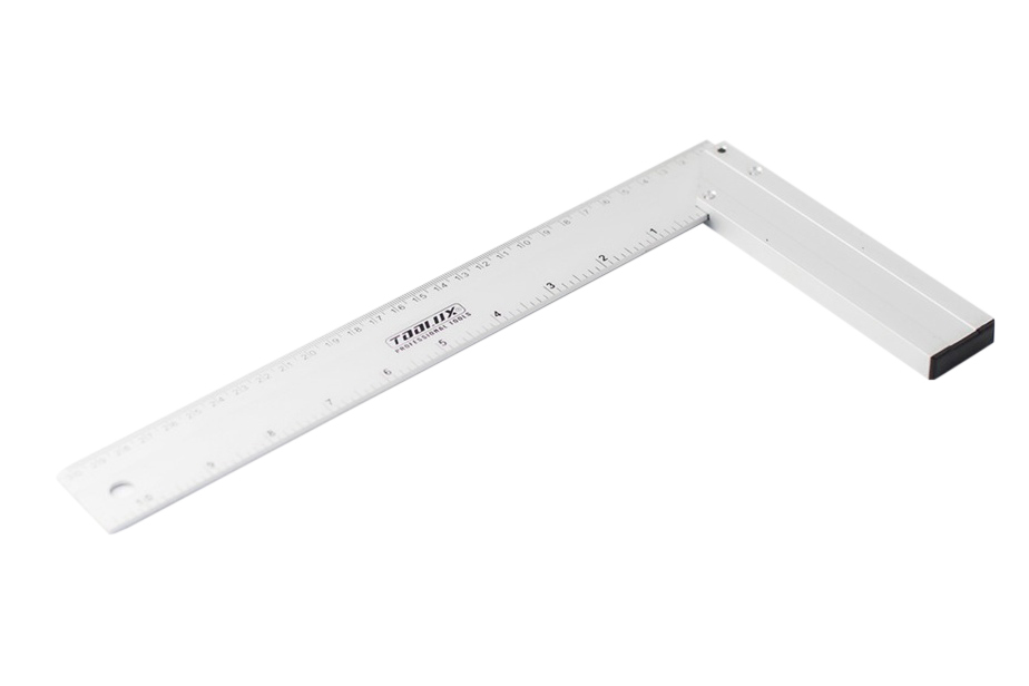 Aluminum Try & Mitre Square Metric & Imperial Graduation Option: 8"/ 12"/ 18"