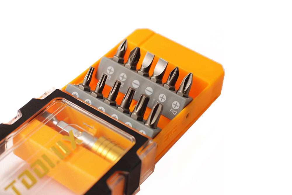 Expert 13pc S2 Steel Screwdriver Slip-open Bits Set:Torx Phillips Pozi Slotted