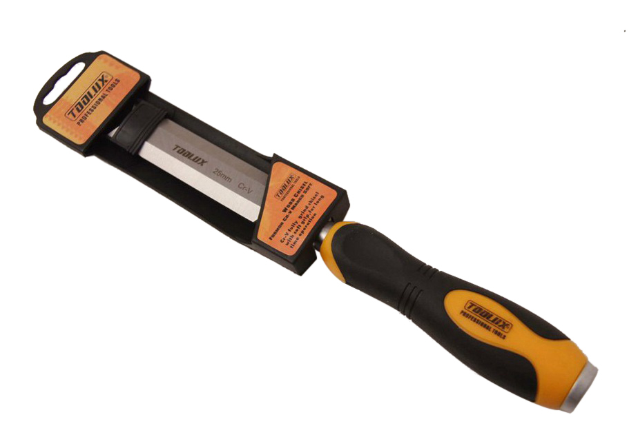 Premium Cr-V Bevel Edge Wood Chisel Grip Handle Carving Tools
