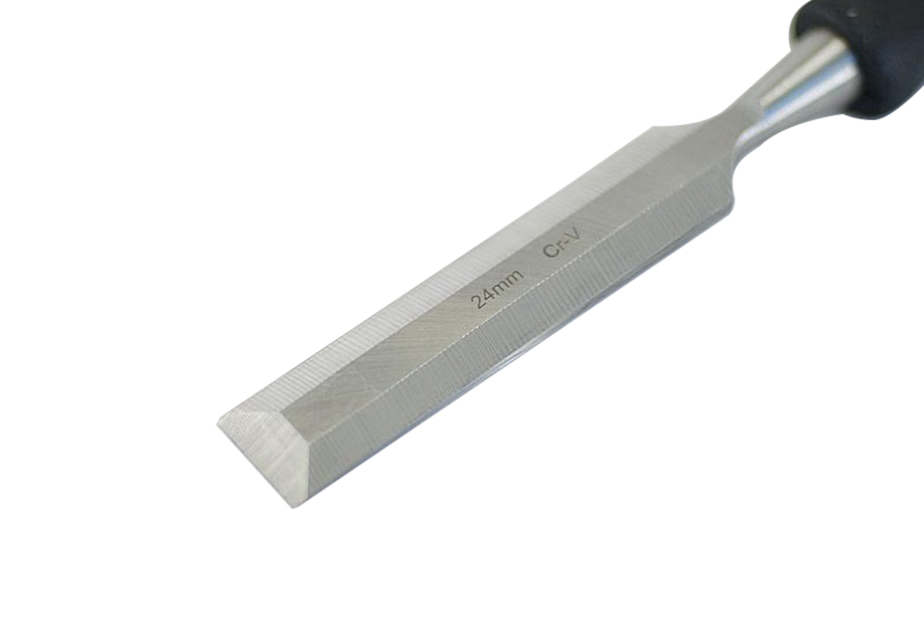 Professional Quality Cr-V 4pc Wood Carpentry Chisel Set: 6-12-18-24mm