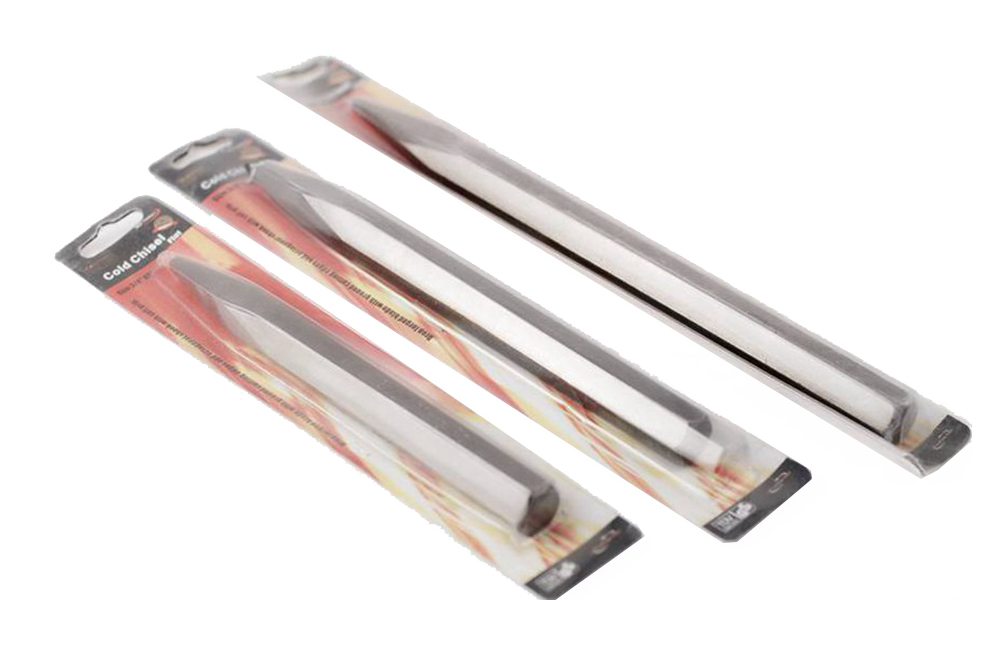 Masonry Point Cold Chisel 3/4"(19mm) Shank Individual or Set:8"/10"/12"/3pc Set