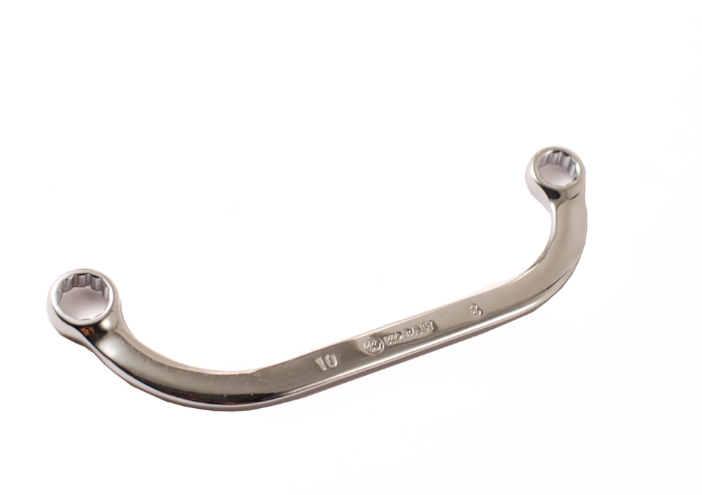 Half Moon Obstruction Ring Spanner C-Type Option:8x10,10x12,13x15,14x17,19x22mm