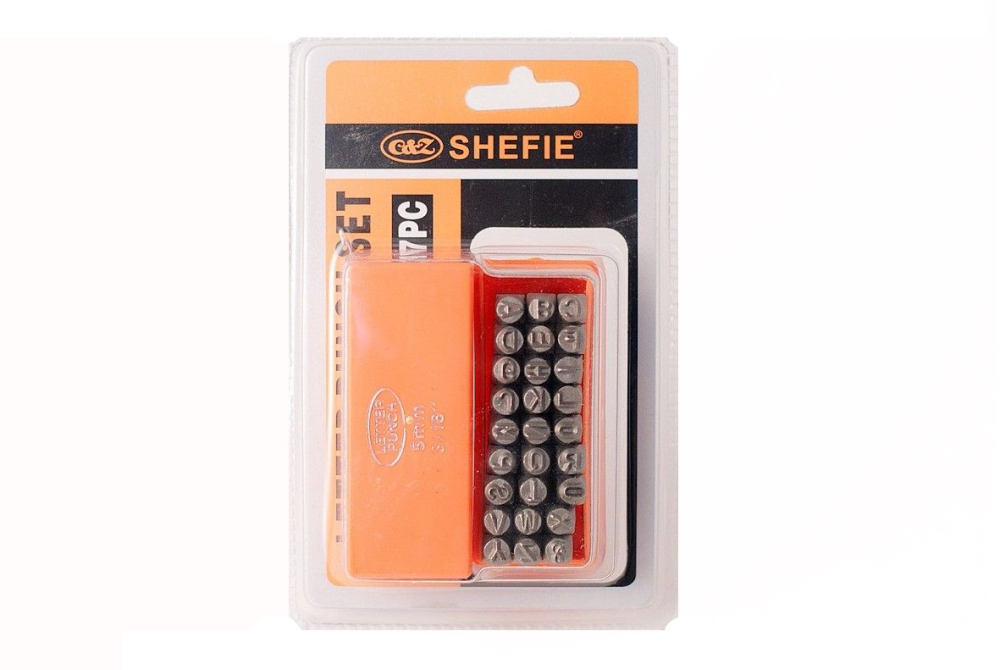 Cr-V Steel Professional 27pc A-Z Alphabet Letter Punch Stamp