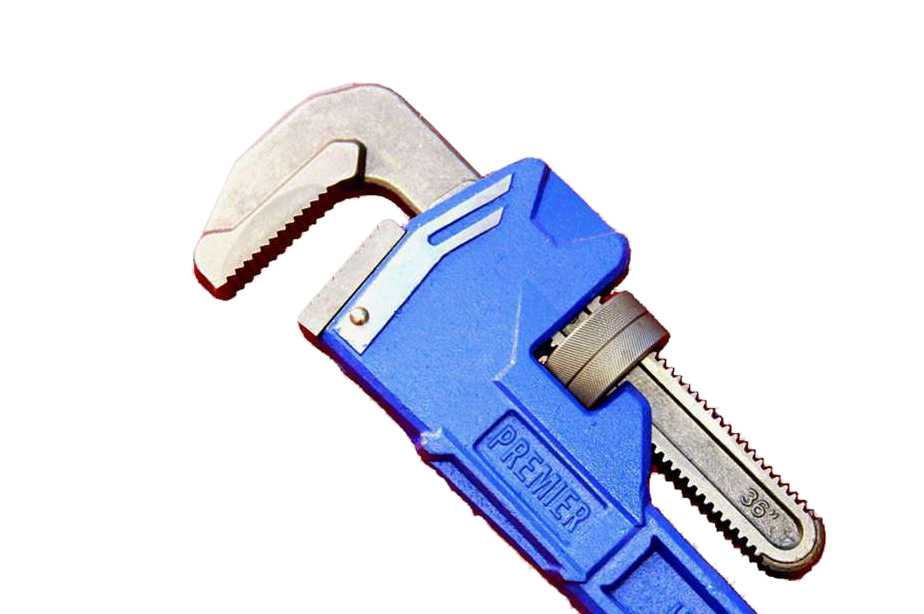 Super Heavy Duty Adjustable Pipe Wrench Highest Grade Malleable Iron Body