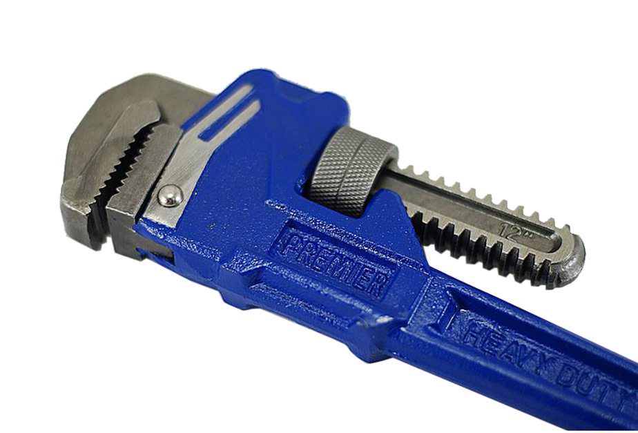 Super Heavy Duty Adjustable Pipe Wrench Highest Grade Malleable Iron Body