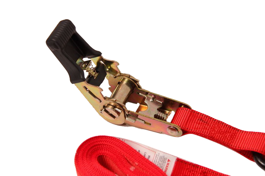 25mmx4m Ratchet Strap Tie Down 270kg Cap. Car Trailer Motorcycle Packing