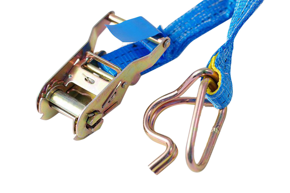 AS/NZ 4380 Standard 35mm / LC 1000Kg x 6M Ratchet Strap Tie Down with Hook & Keeper