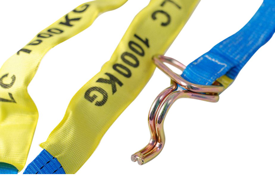 AS/NZ 4380 Standard 35mm / LC 1000Kg x 6M Ratchet Strap Tie Down with Hook & Keeper