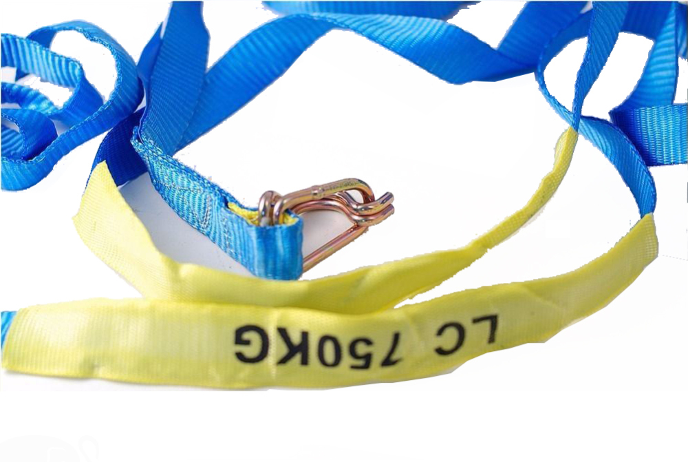 X-Steel AS/NZ 4380 Standard 25mm / LC 750Kg x 5M Ratchet Strap Tie Down with Hook & Keper