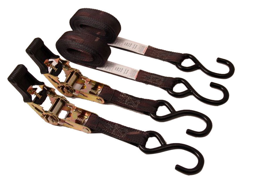 2pc-pack 1"x4m Ratchet Strap Tie Down 340kg Camouflage Color Car Trailer