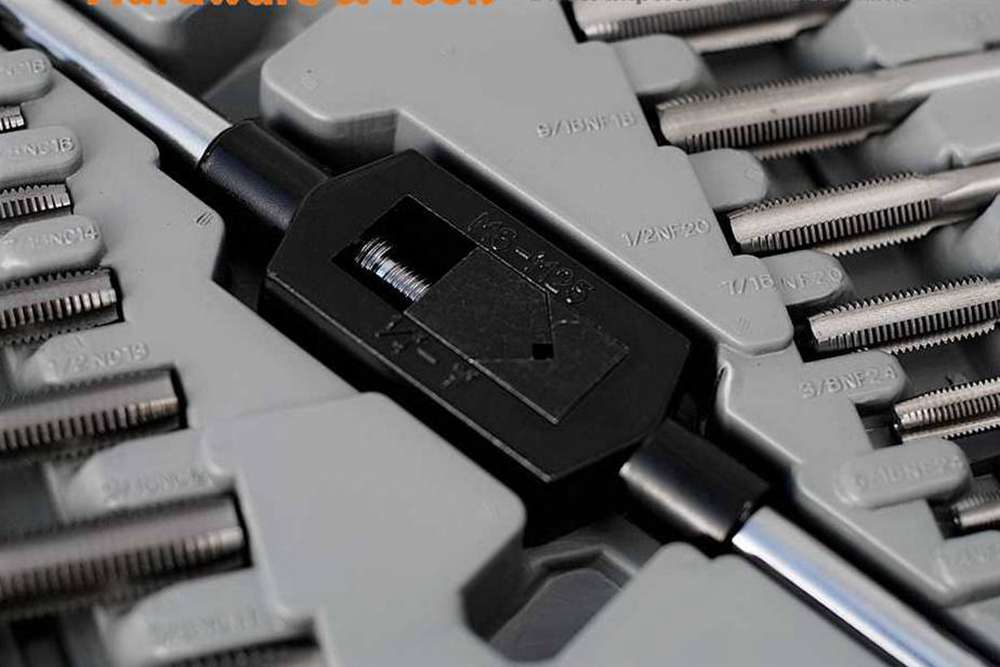 45pc Screw Thread Tap & Die Set Alloy Tool Steel Metric or Imperial / SAE set