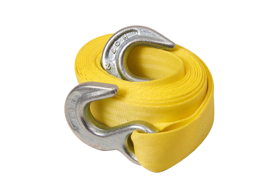 38mmx3m Emergency Tow Strap Certify 1.5T Cap. Two Hook 4WD Trailer Boat